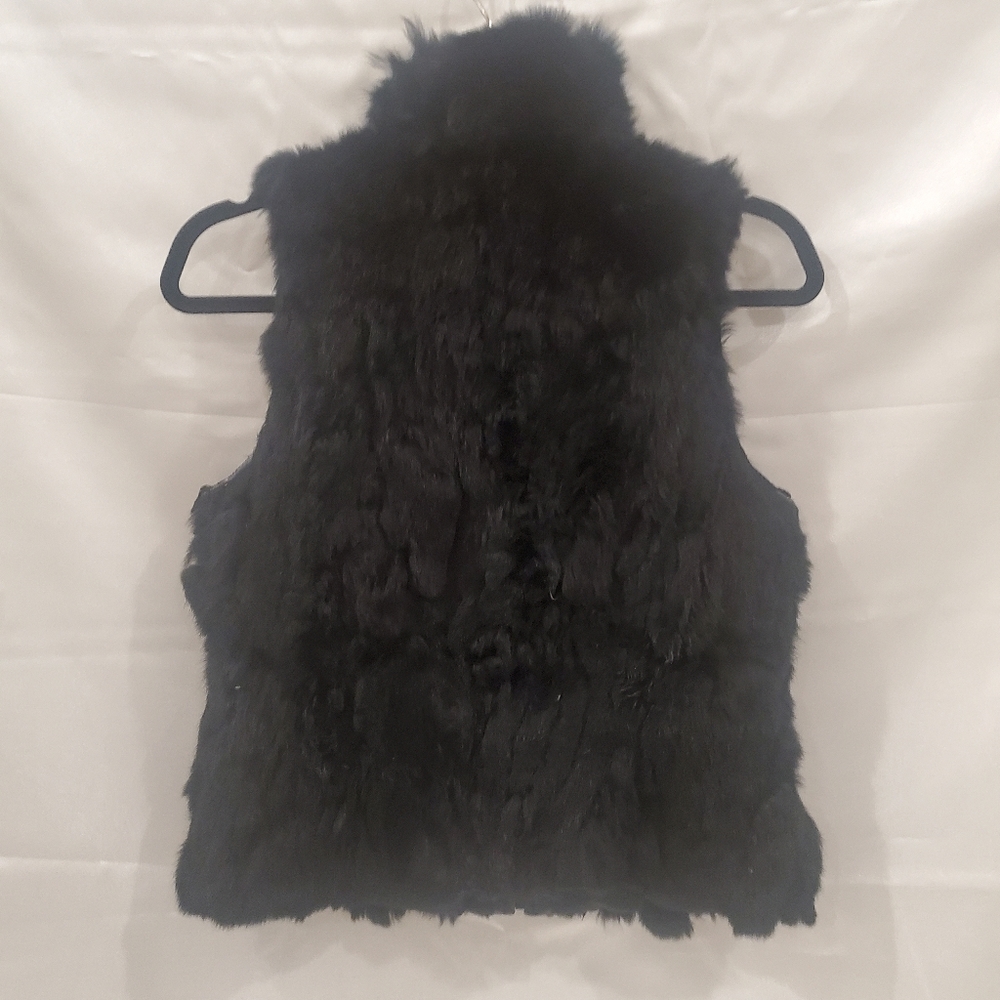 Charles Klein Rabbit Fur Vest - Picture 2 of 6